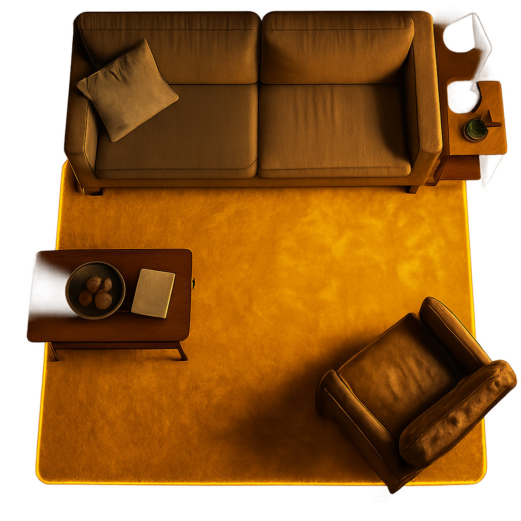 Living room marble floor preview