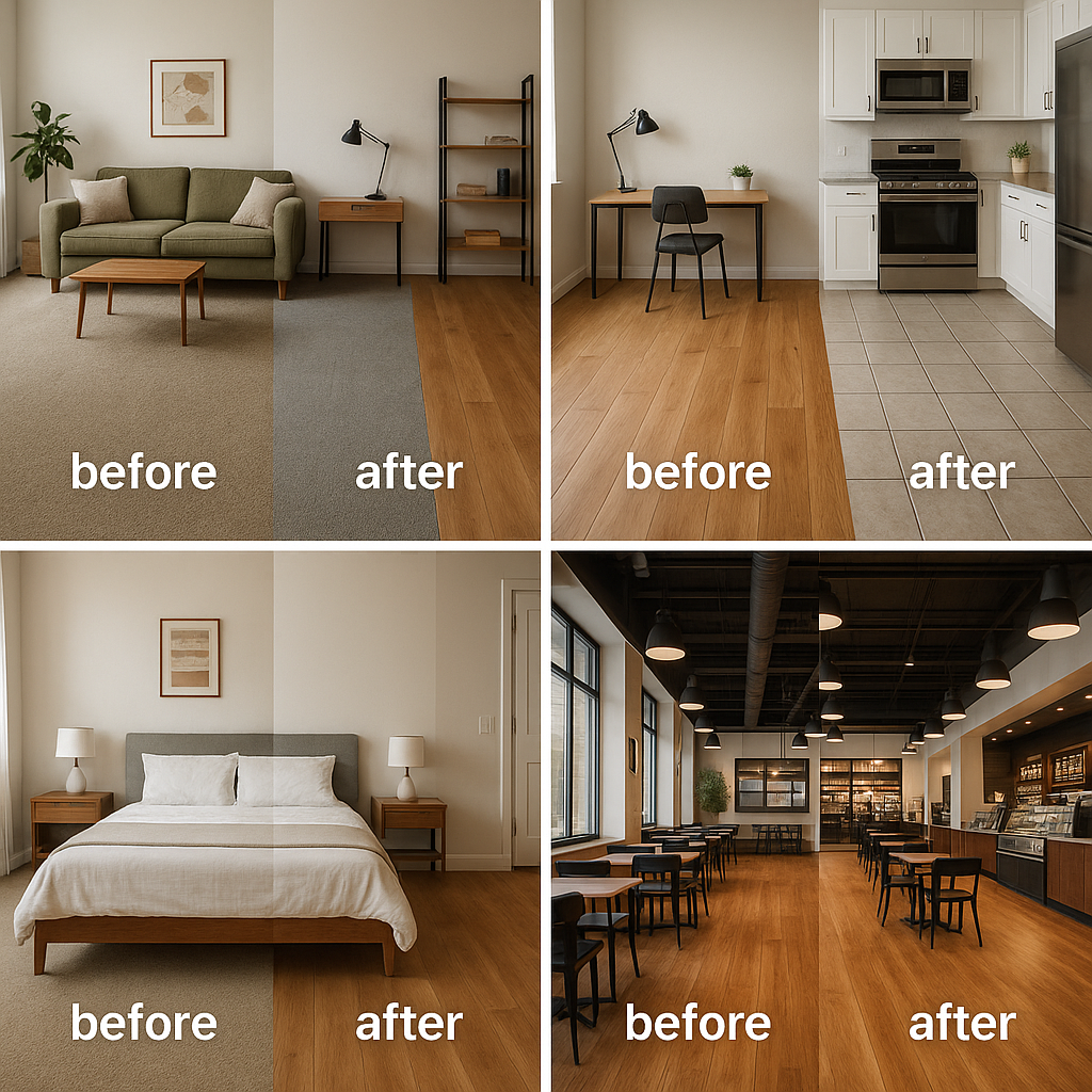 Commercial space floor preview